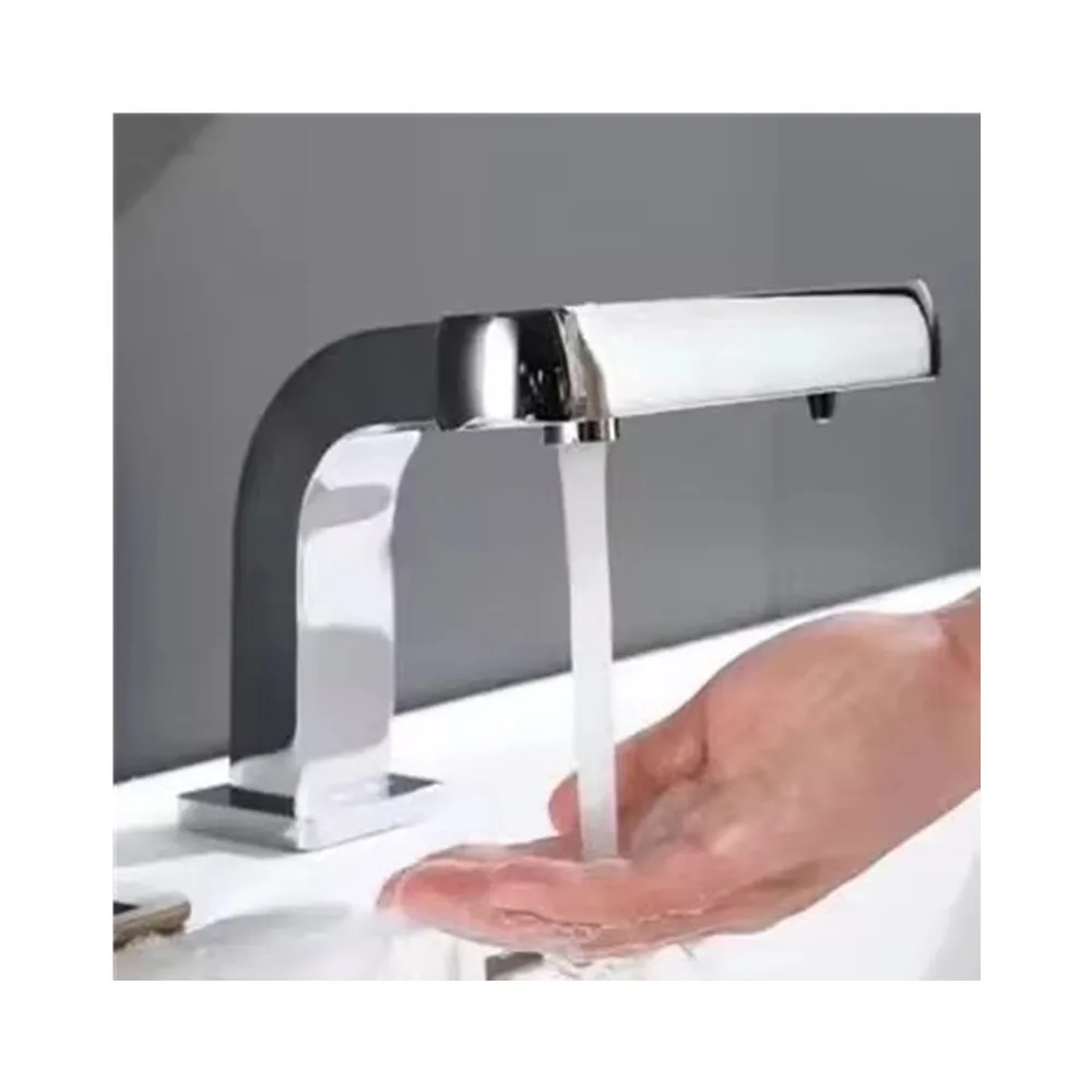 

Meiyani Brass Chrome Motion Automatic Tap Smart Sink Infrared Faucet Touch Sensor Water Mixer With Soap Dispenser