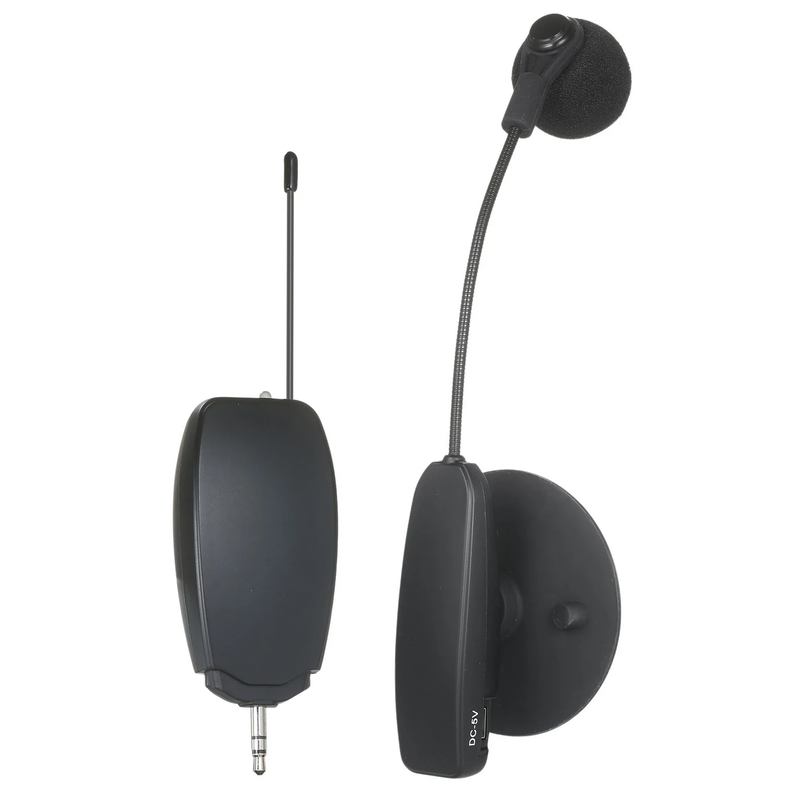 STLF Wireless Microphone Vacuum Suction Cup Type Transmitter & Receiver for String Instruments