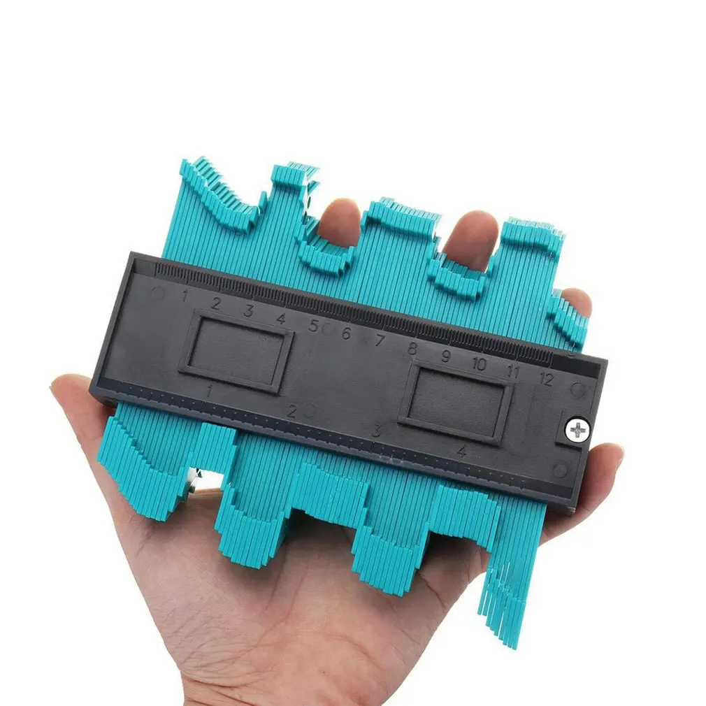 プラスチックプロファイル付きの標準輪郭ゲージ、コピーゲージ、木材マーキングツール、タイルおよびラミネートタイル、一般ツール、12cm