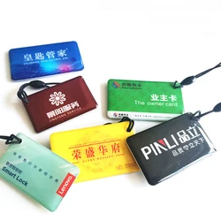 High quality Fashion irregular Free Shipping100pcs rfid epoxy card of em4100/4102 chip inside of 125khz frequency