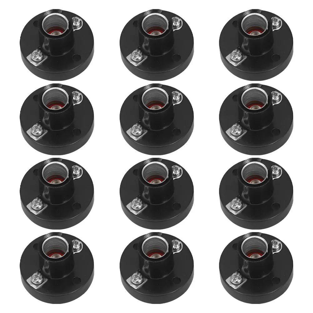 

20Pcs Small Screw Light Bulb Holder Mini Round Base Socket for DIY Electrical Experiments Lighting Accessories Circuit Projects