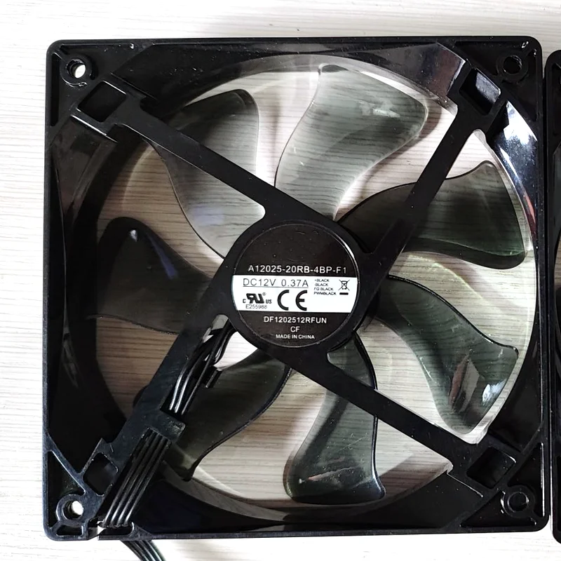 New A12025-20RB-4BP-F1 DC12V 0.37A 120*25MM 12cm Computer Cooling Fan