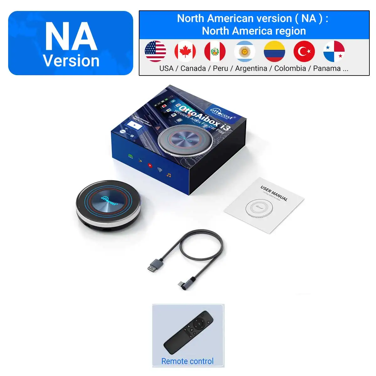 Ottocast i3 CarPlay AI Box for BMW Hyundai Kia