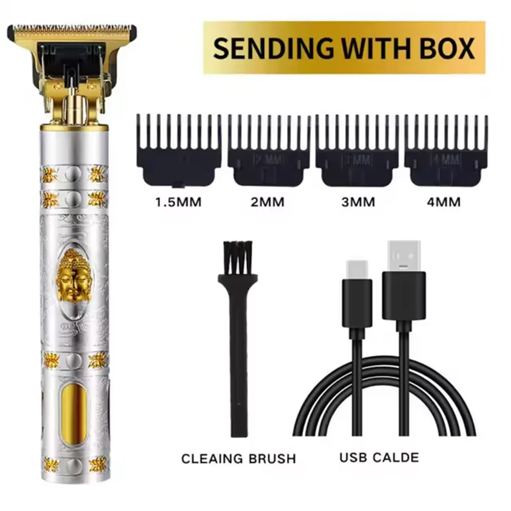 Men's Professional Clipper, Beard Trimmer Kit, Cordless Men's Trimmer, Electric Shaver, Hair Clipper With LED Display Screen