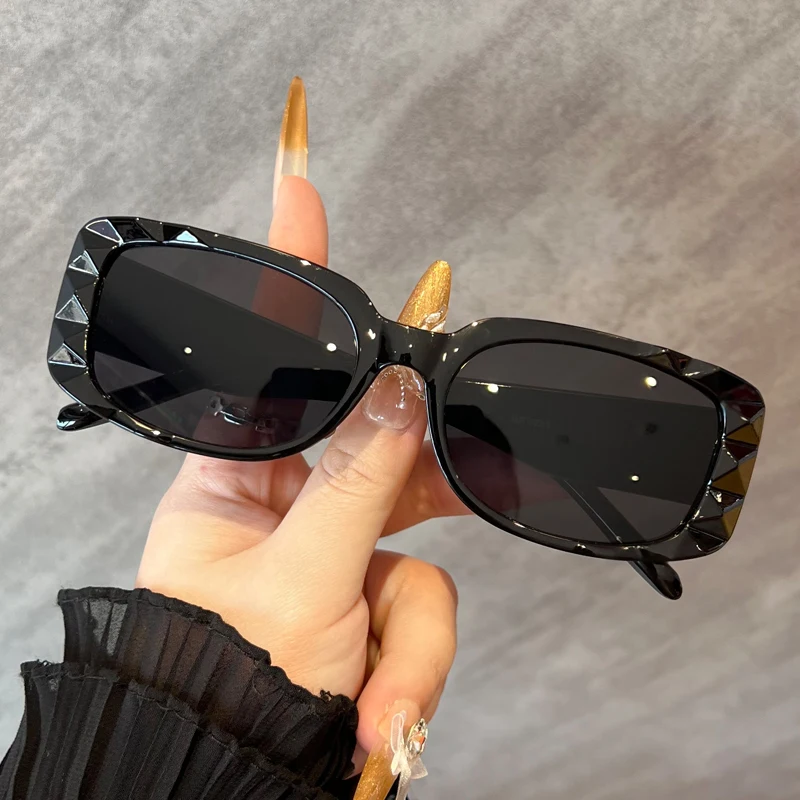 موضة مربع النظارات الشمسية النساء الرجال Vintage العلامة التجارية مصمم نظارات شمسية الإناث الذكور الرجعية في الهواء الطلق السفر الصيد ظلال UV400