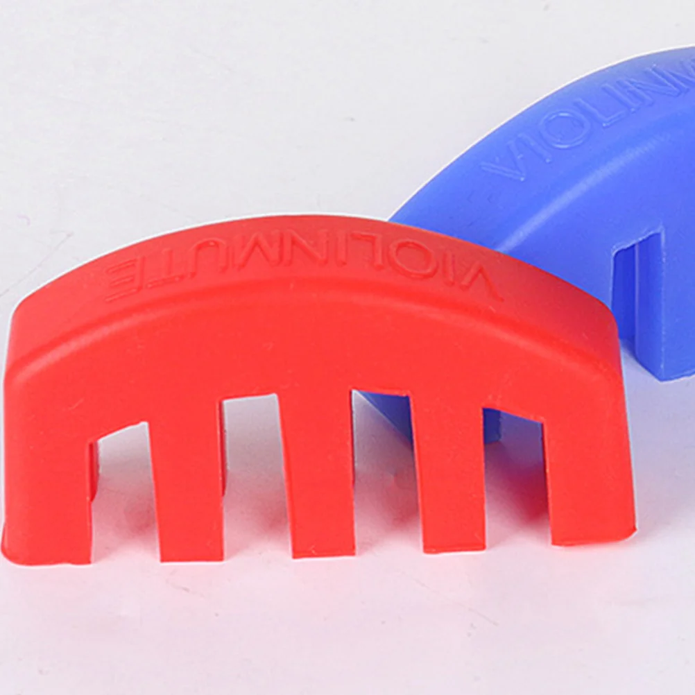 

4pcs Rubber Practice Mutes Premium Sturdy Control Small Violin Accessories Gift For Violinists Easy Carry