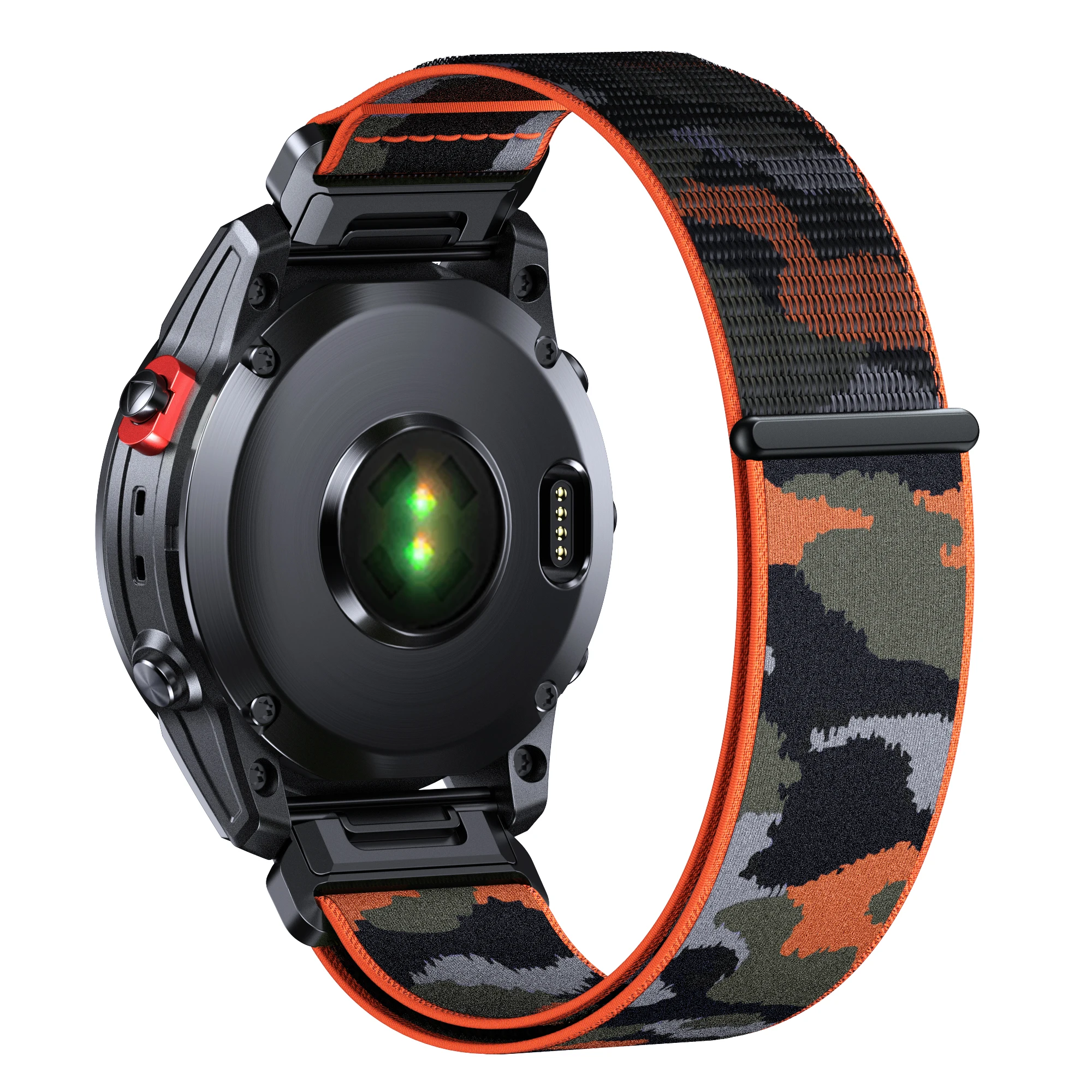 22 26mm Nylon Easy Fit Camo Strap Wristband For Garmin Fenix5/5XPlus/6/6XPro/7X/Instinct Replaceable Fashion Watch Band Bracelet