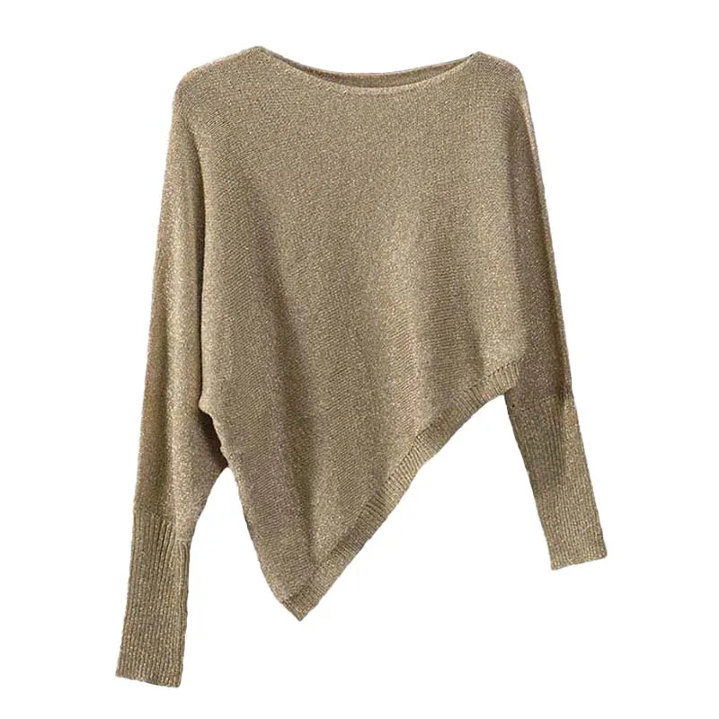 

Новый женский свитер с асимметричным подолом.