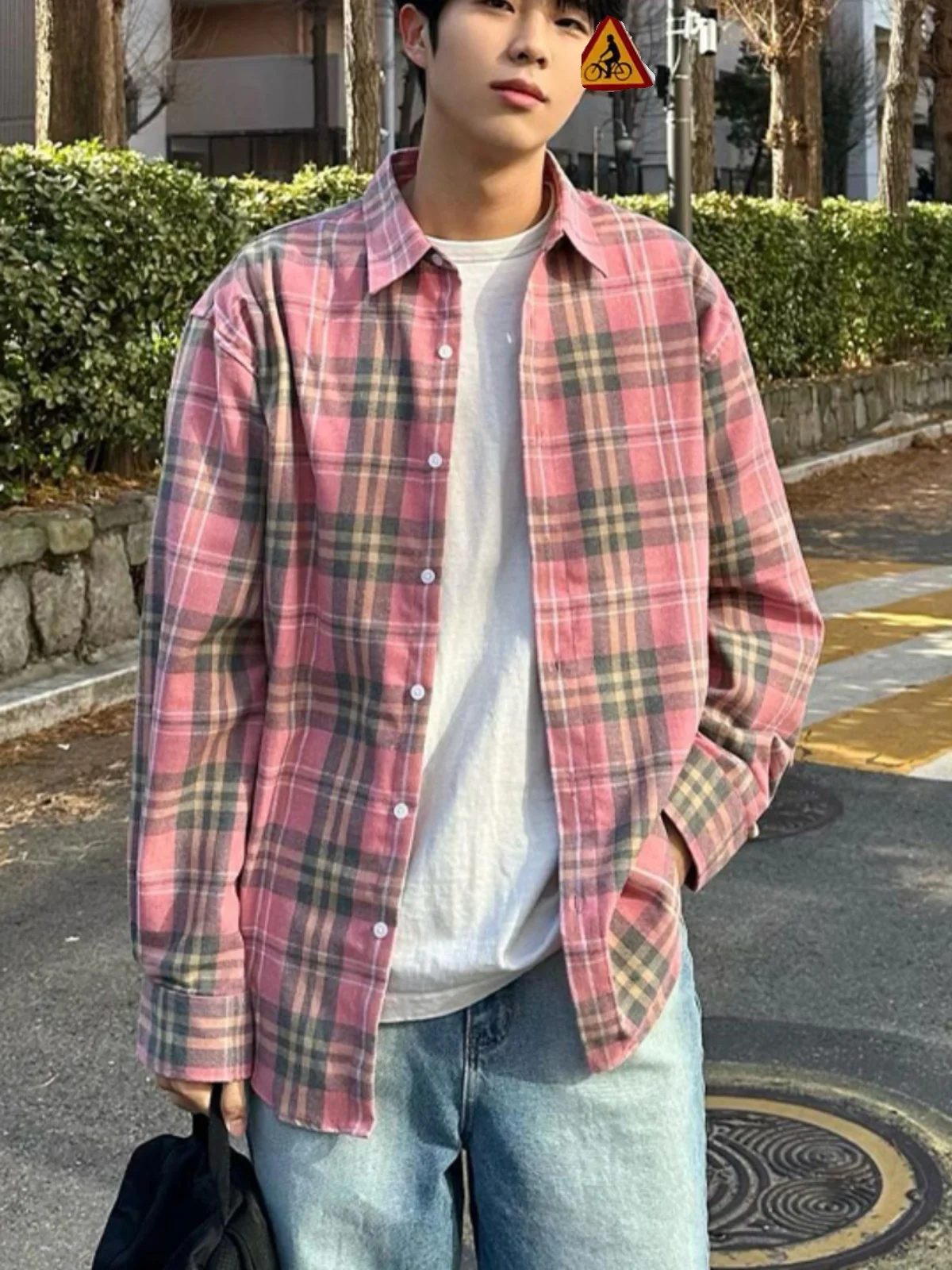 

Preppy Plaid Long Sve irt Men's Spring Autumn Cotton Casual Sle Teenager Haome Outerwear irt American Trendy Brand