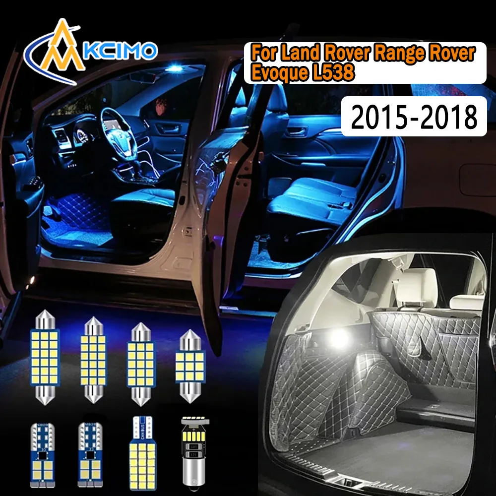 

Canbus LED Interior Light For Land Rover Range Rover Evoque L538 2015-2018 Bright Dome Map Door Lights Easy Install Bulbs Set