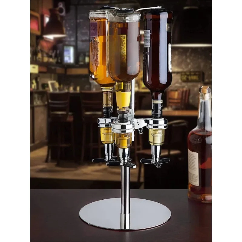 

Rotary pour rack, wine dispenser, bartending set, bar household