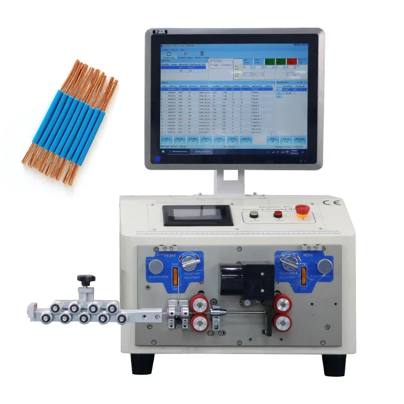 EW-3010+S Intelligent Software Control System CE Approved Automatic Wire Cable Stripping Cutting And Printer Machine