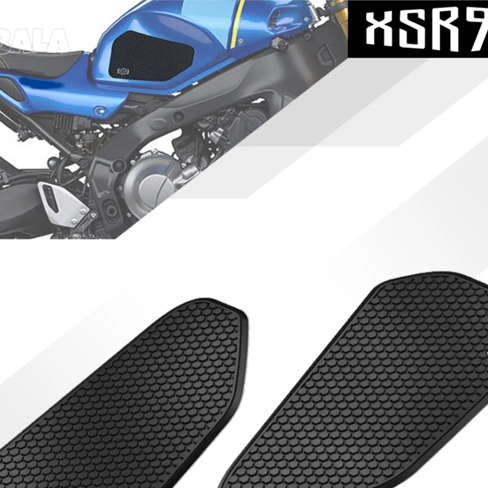 

xsr900 xsr 900 Abarth 2022-2023 Non-slip Side Fuel Tank Stickers Decal Gas Knee Graction For Yamaha xsr700/Xtribute 2019-2023