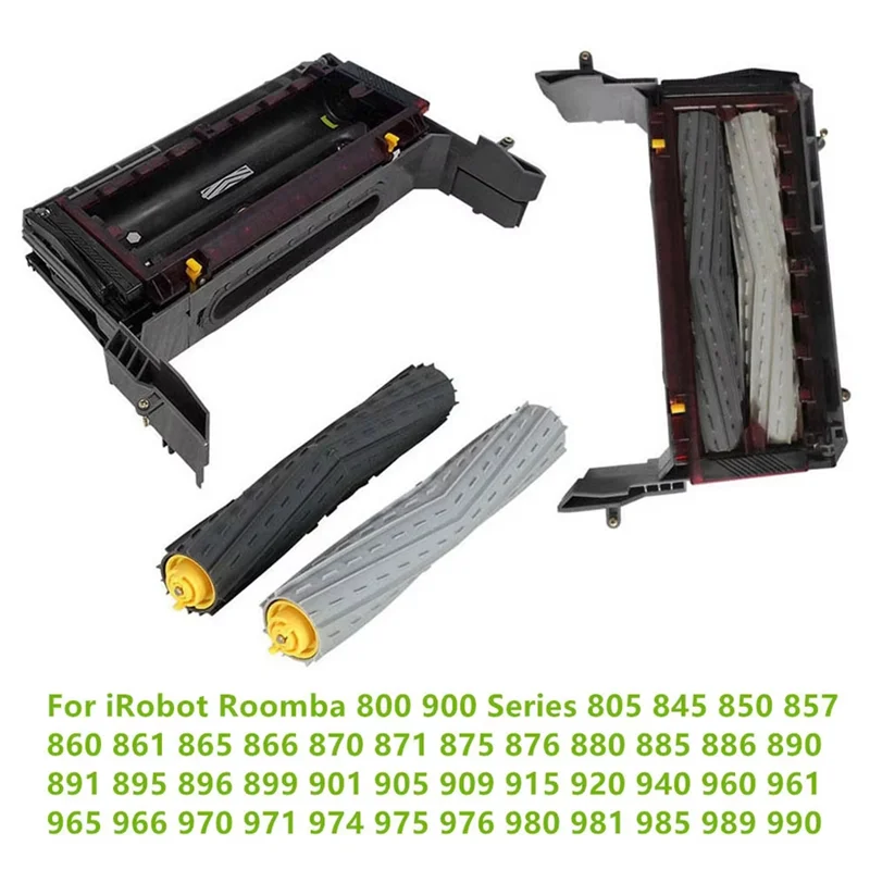 

B82B-For Irobot Roomba 800 900 Series 860 876 880 886 890 896 Compatible Roller Brush Main Brush Frame Cleaning Head Assembly Mo