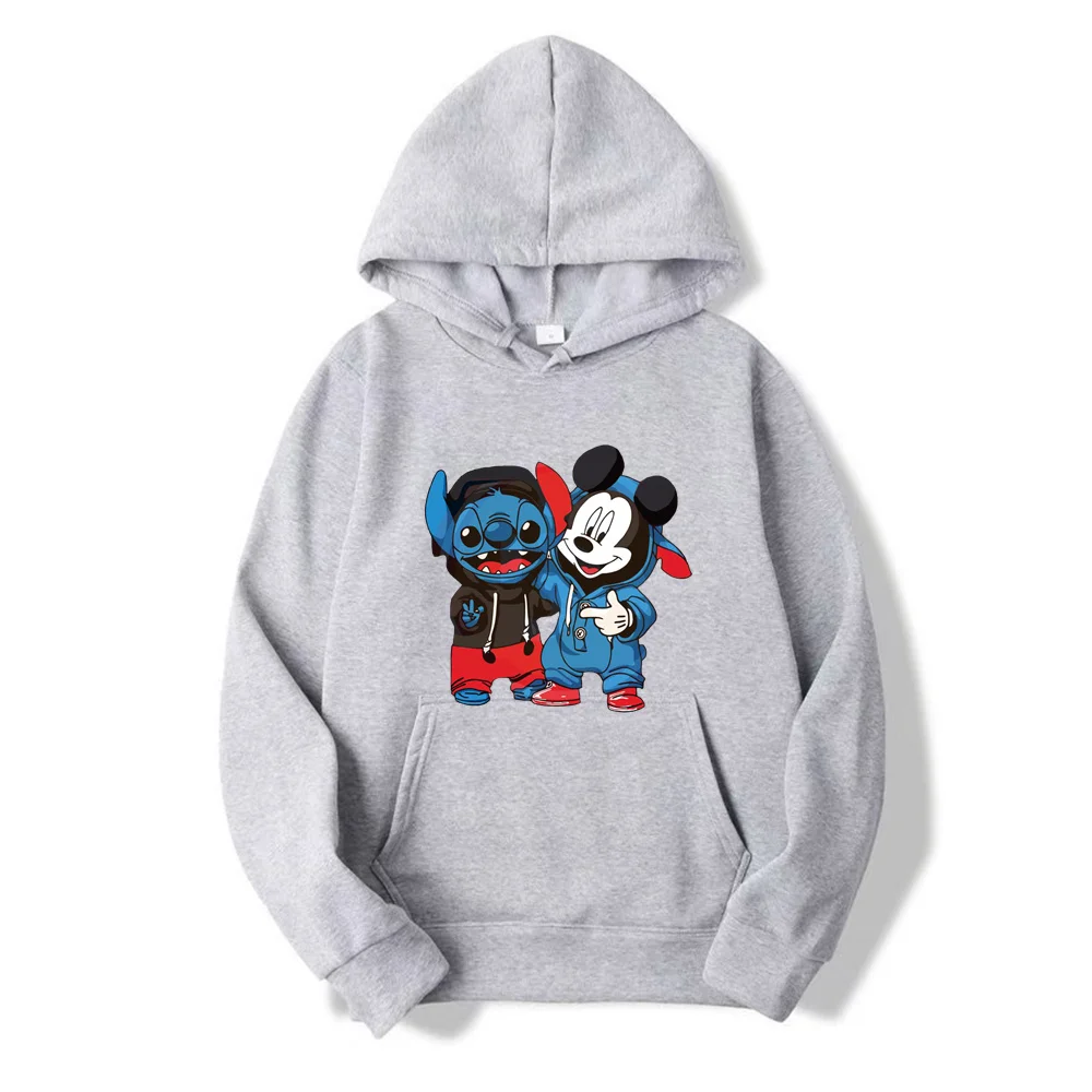 Disney Mickey Mouse Women's Hoodies Y2k Tops Cartoon Fashion Sweatshirt Female Kawaii Clothes Autumn Winter Streetwear Pullover