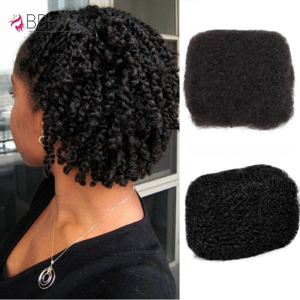 

Afro Kinky Bulk Bundles Extensions Natural Human Hair Extensions For Braiding No Weft Remy Bulk Hair For Dreadlock 30g/Pc BPHW