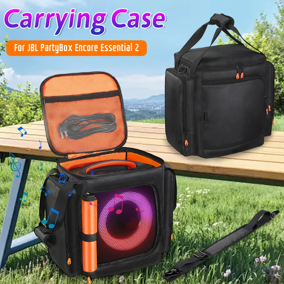 For JBL Partybox Encore Essential 2 Portable Protective Case with