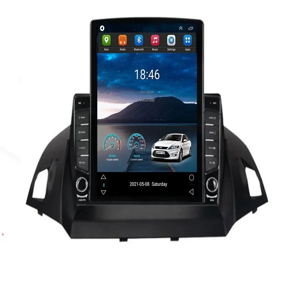 For Tesla Style 2Din Android 13 Car Radio For Ford Kuga 2 Escape 3 2012-2035 Multimedia Video Player GPS Stereo Carplay DSP RDS