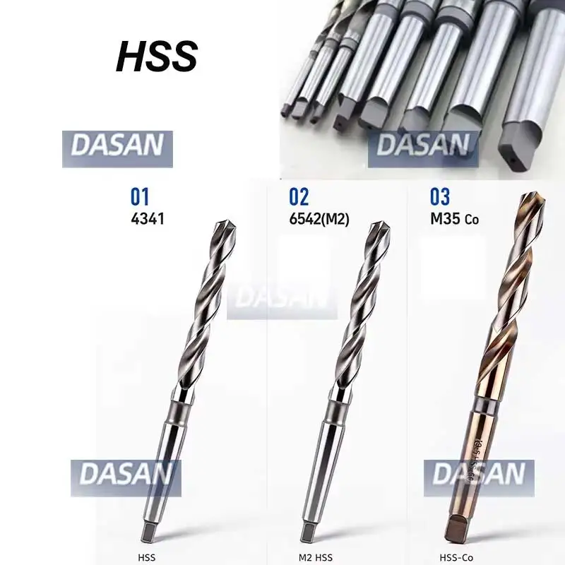 1pcs M35 Cobalt HSS Morse Taper Shank Twist Drill 10MM 10.5MM 11MM 12MM 13MM 14MM 15MM 16MM 20MM for Stainless Steel