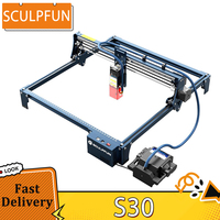 SCULPFUN S30 5W Laser Engraver Cutter Automatic Air-assist 0.06*0.06mm Laser Focus 32-bit Motherboard Engraving Size 410*400mm