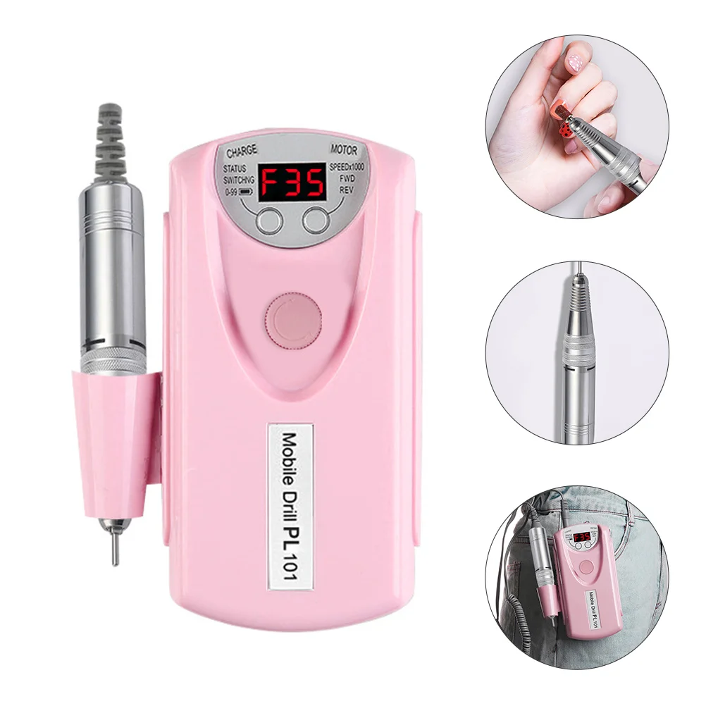 Nail Machine Polishing Tools Grinding Manicure Accessories Grinder Trimmers Suite Abs Drill Bit Gel