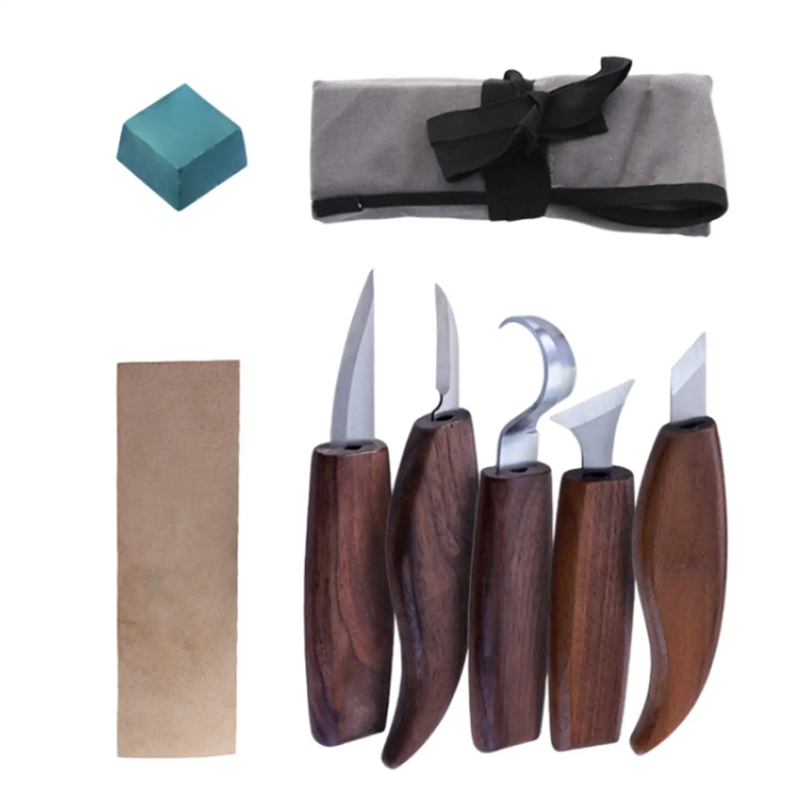 8 Pieces Hand Carving Knife Set Detailed Caving Woodworking DIY Carving Tool for Plaster Carving Paper Carving Kids Adults