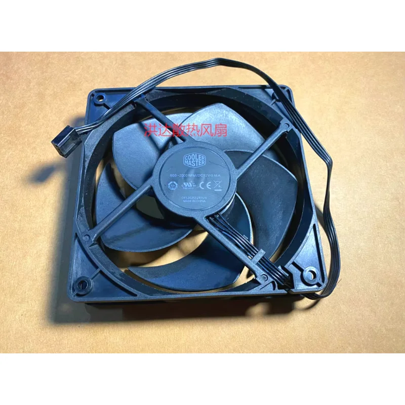Cooler Master DF1202512RFLN 800-2000 RPM DC 12V 120X120X25mm 4-Wire Server Cooling Fan
