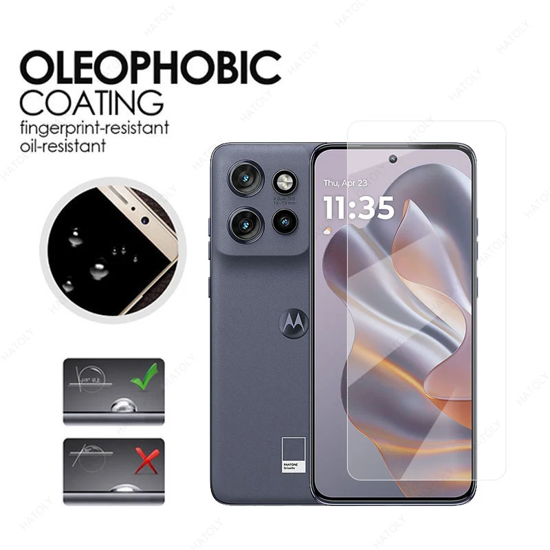 

Tempered Glass For Motorola Edge 50 Neo Screen Protector HD Clear Protective Film For Motorola Moto S50 5G Camera Lens Protector