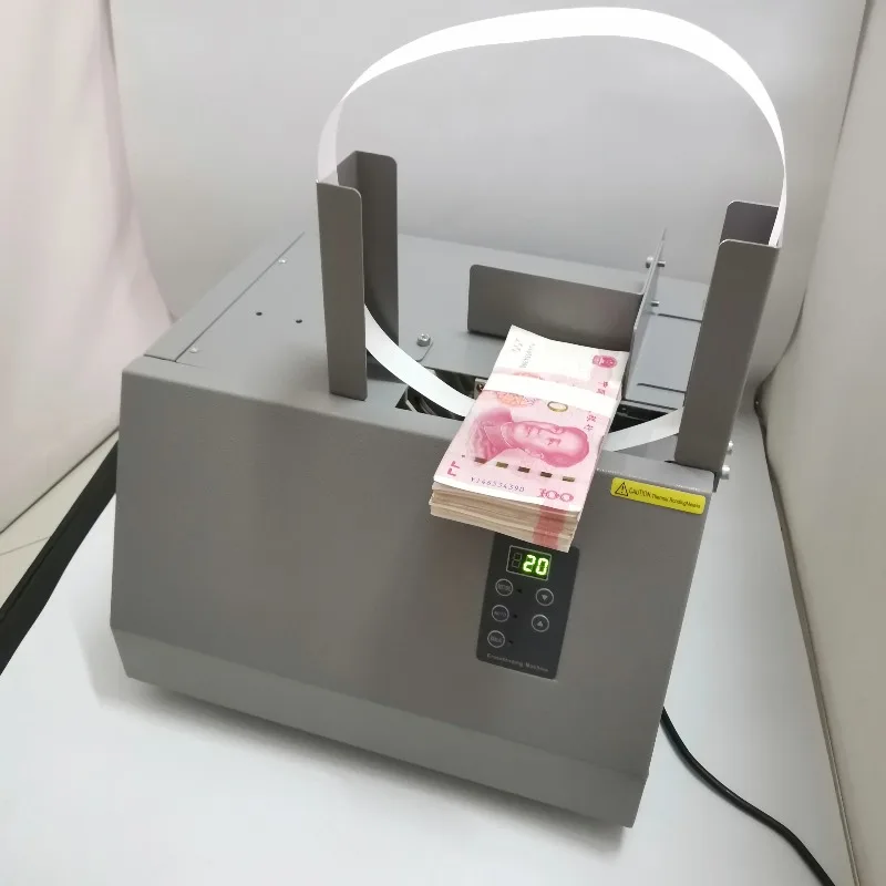 Automatic Banknote Strapping Machine | Paper Currency Bundle Binding Machine for Bills & Invoices 110V/220V