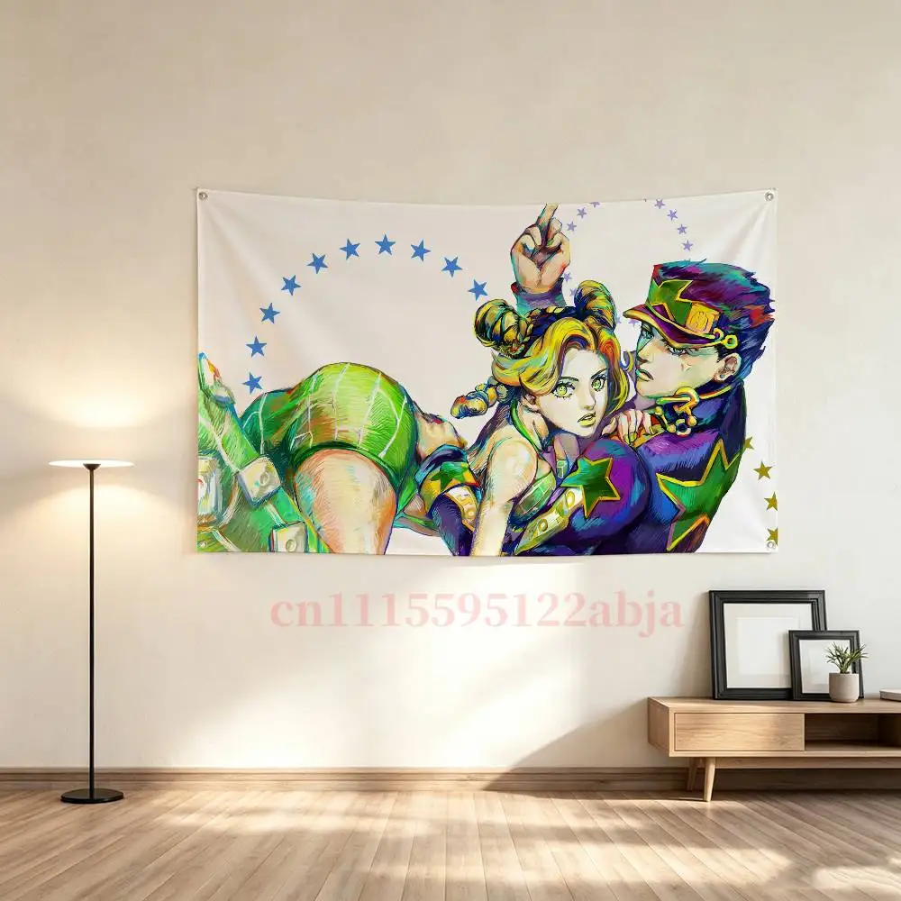 J-JOJO Flag Tapestry Poster Banner For Bar Beer House College Dorm Room Art Music Tapestry Banner Gift