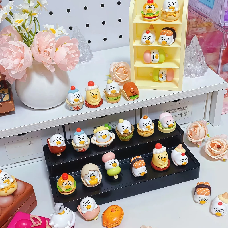 Autêntico novo produto pequeno liu pato lanche loja bonito grão saco cego caixa ornamento artesanal bonito criativo na moda brinquedo festivo