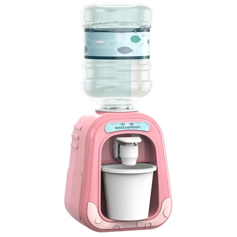 New Arrival Mini Water Dispenser High Imitation Hands-on Ability Plastic Play House Drinking Fountain Toy Educational Toy