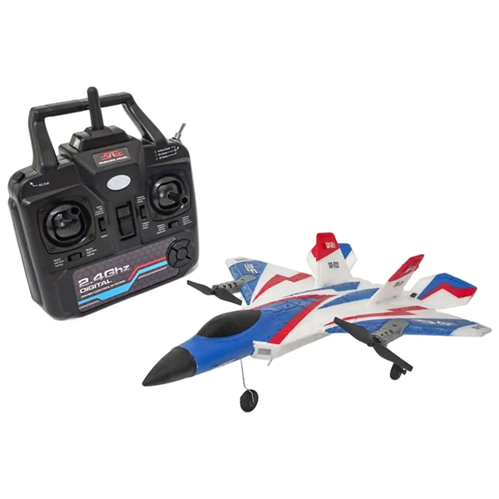 Remote Control Aircraft with Colorful Lights RC Plane Glider for Advanced Kids Christmas Gifts