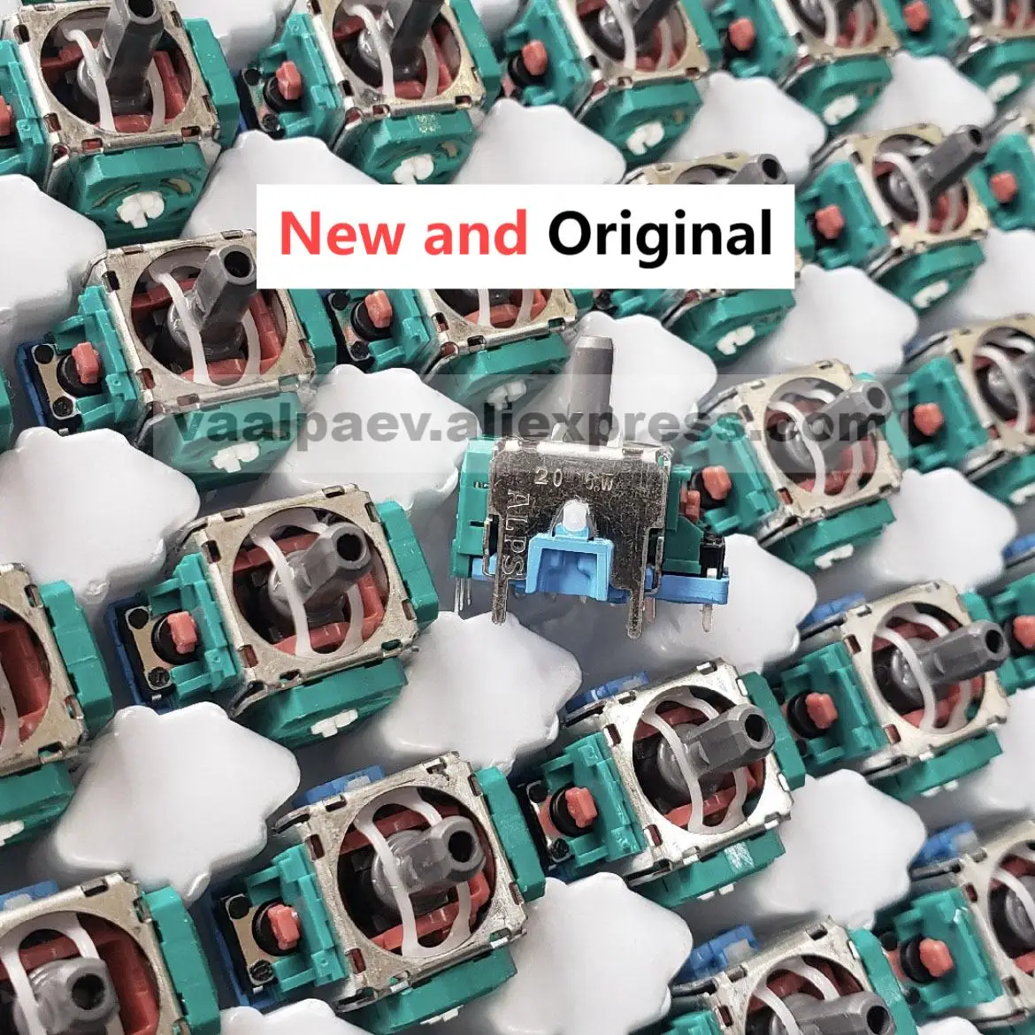 100 قطعة جبال الألب ل PS4 PS5 DualSense XBOX ONE xboxSeries X/S Switch Pro تحكم إصلاح عصا التحكم التناظرية الأصلية