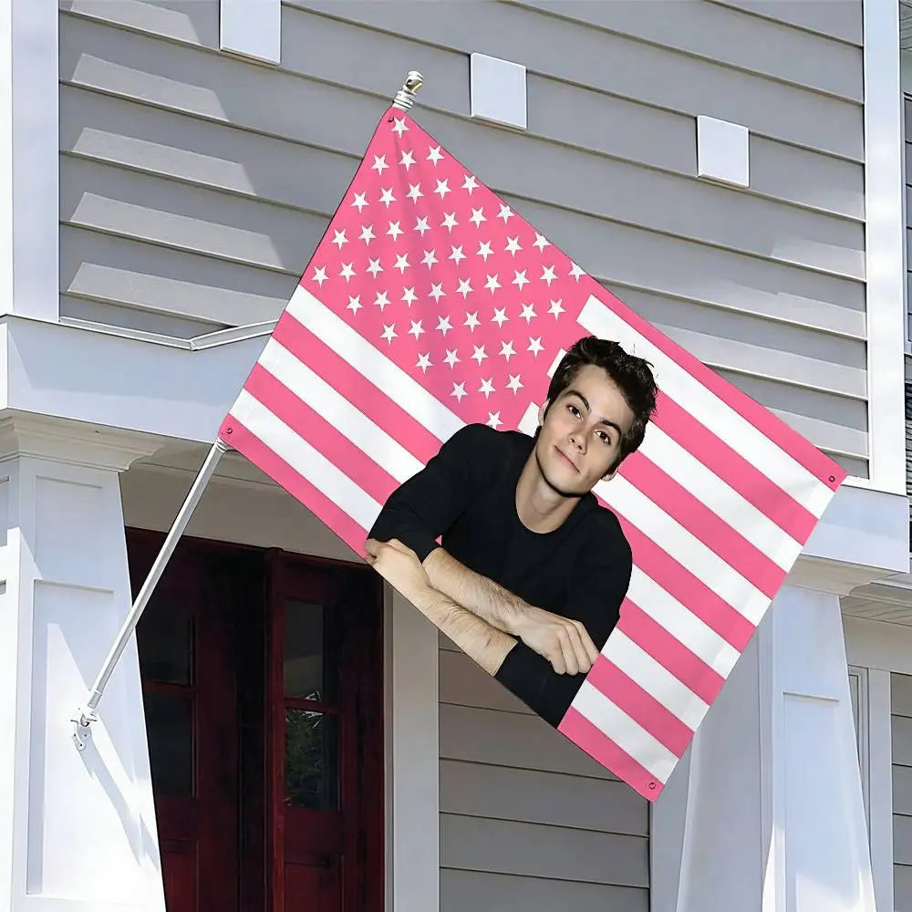 D-Dylan Flag Polyester Printed Home Or Bedroom Decoration Banner Tapestry