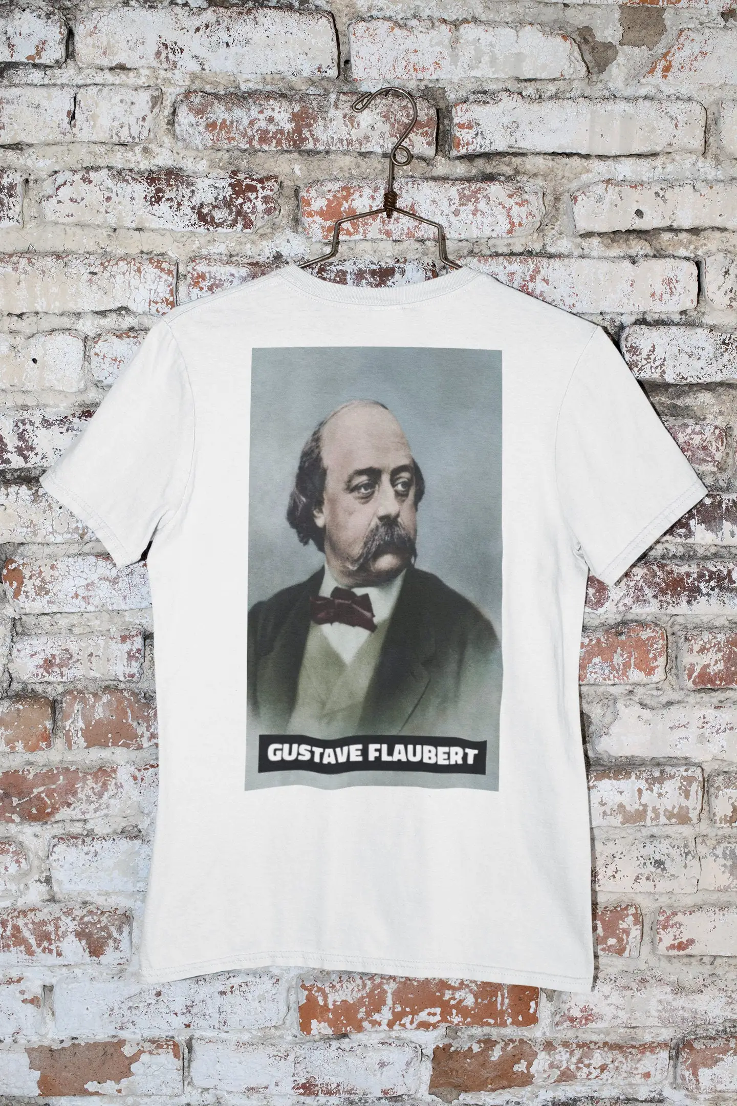 Gustave Flaubert French Madame Bovary Writer T Shirt Author Literature G500 5 3 Oz