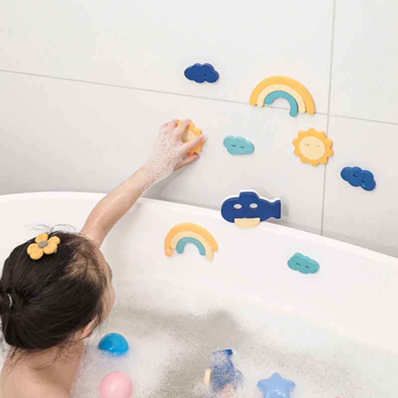 

Aircraft Bath Toy 3D Puzzle Baby Bathtub Bath Toys EVA Kids Baby Water Toys For Bathroom Early Educational Foam Buble Float Toy