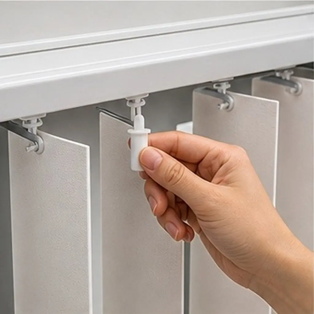 20Pcs Window Screen Plunger Latches Vertical Blind Repair Clips Spring Loaded Shutter Staples Replacement Hardware Fixing Pins
