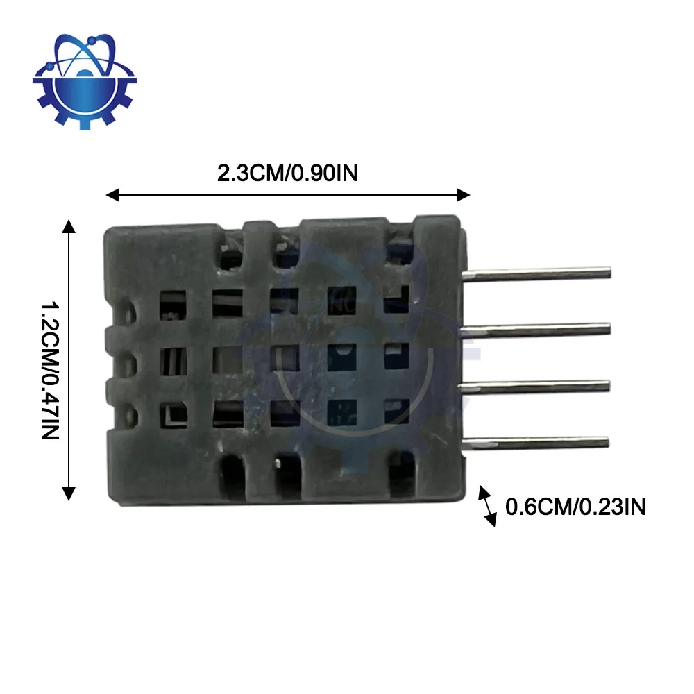 DHT11 Temperature Humidity Sensor Module With Wires Humidity 3.3V-5V Measurement Range 20%-95% Suitable for Arduind