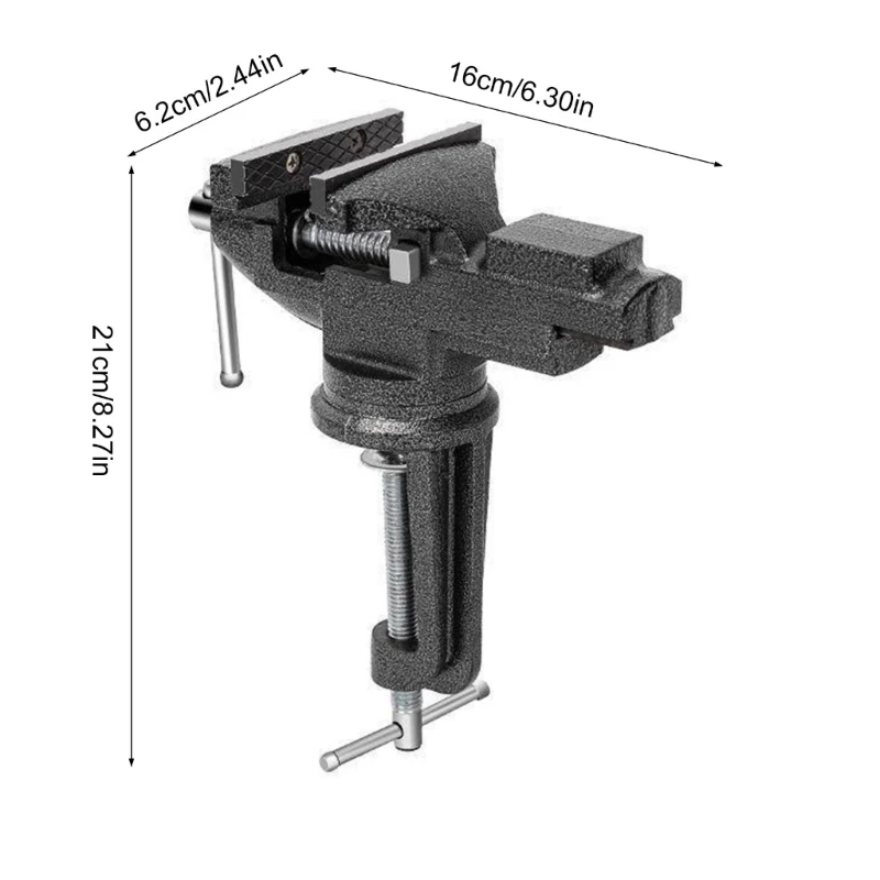 범용 테이블 바이스 홈 바이스 클램프온 휴대용 벤치 클램프 360 회전 베이스
