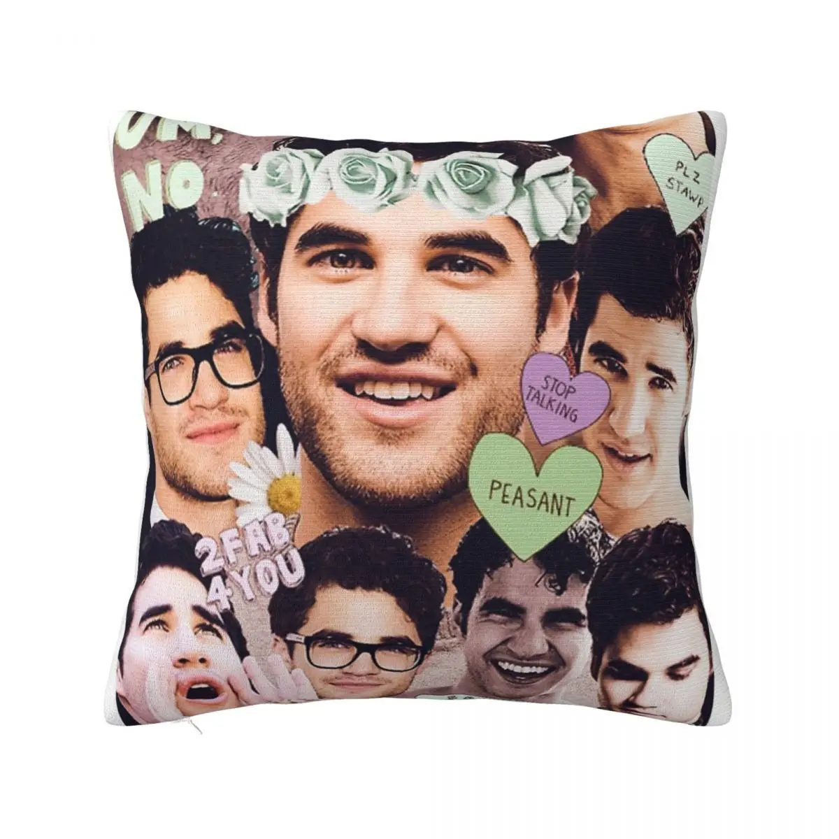 Darren Criss Sofa Cover Home Decoration Cushion Cover 45*45 Pillow Case Pillow Cover