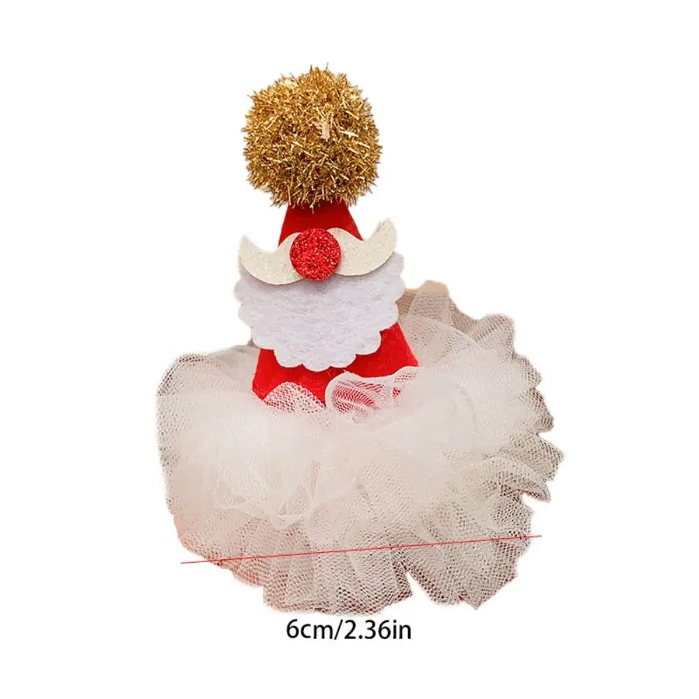 Christmas Hat Hair Clips Children\'s Cute Sequin Bowknot Red Christmas Antler Hairpins Christmas Party Costume Hair Accessories