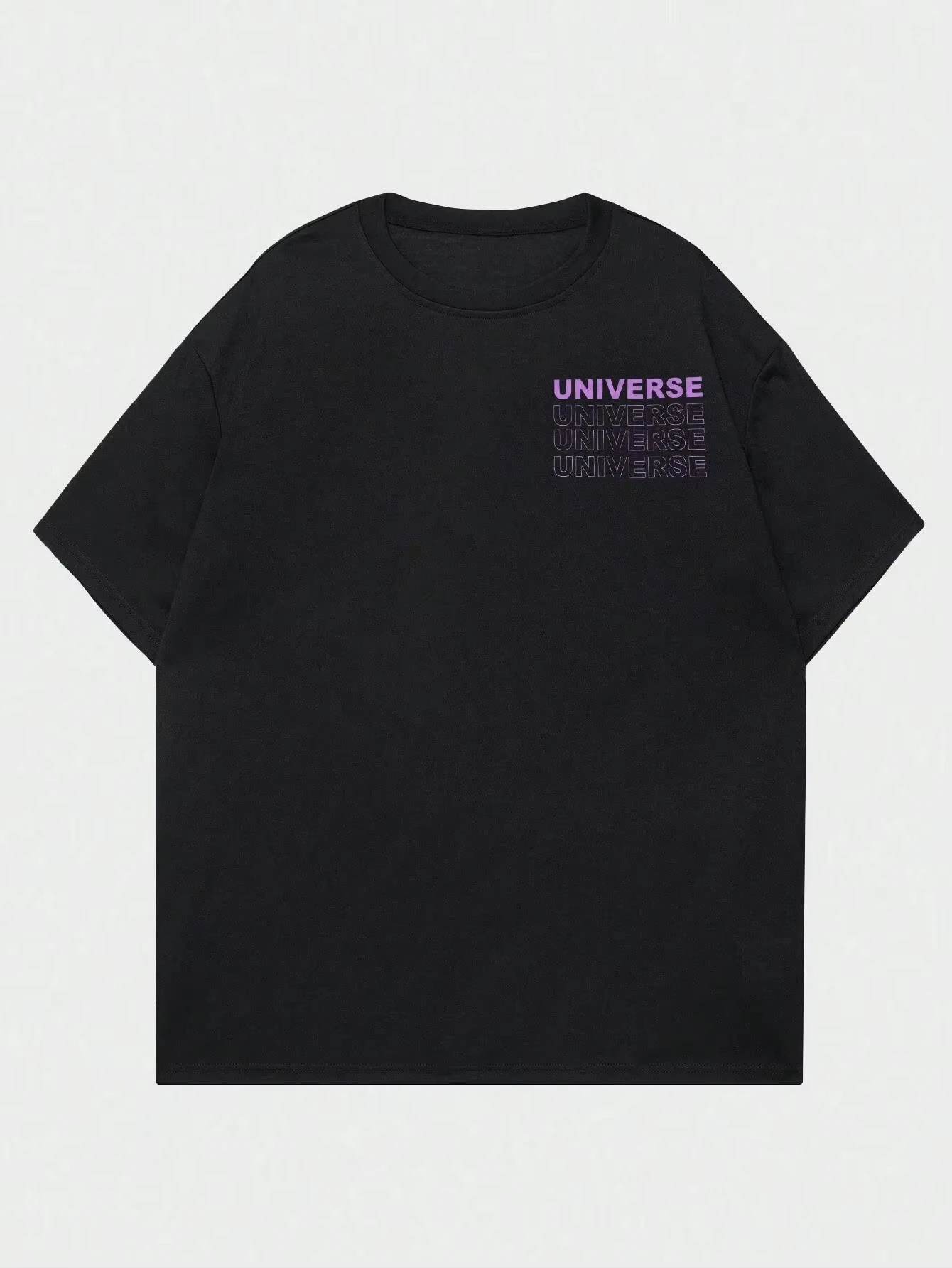 The Secret Of The Big Bang In The Universe Men T Shirts Summer Cotton T-Shirts Breathable Loose Clothes Hip Hop Street Tees