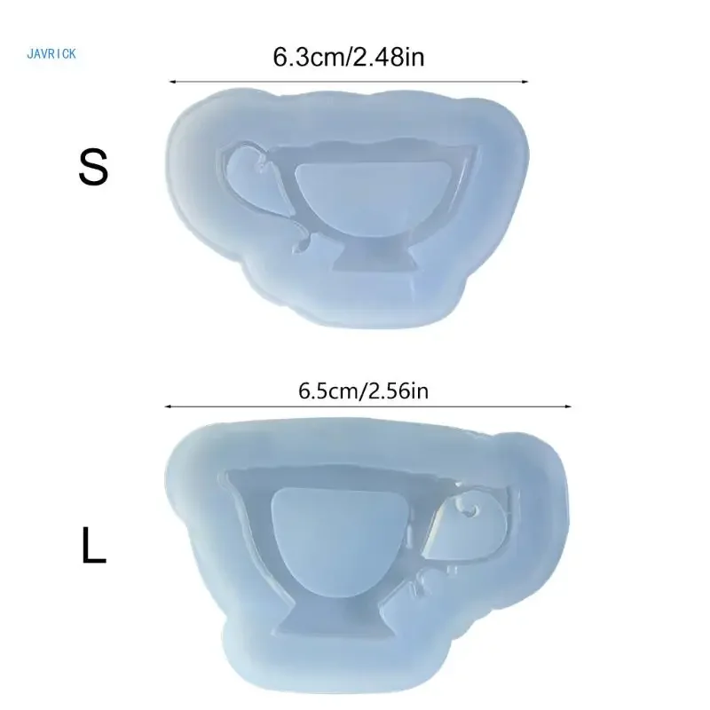 Silicone Making Mold Liquid Sand Coffee Cup Shaped Mould for DIY Enthusiasts