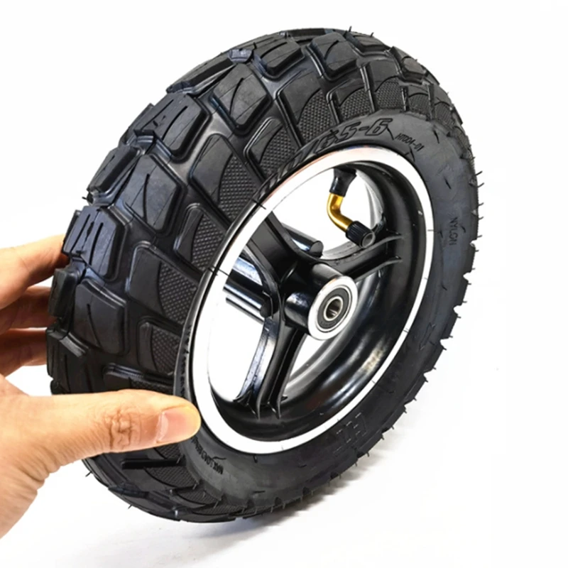 10 Inch Air Wheel 80/65-6 Tire & Alloy Disc Brake Rim For Electric Scooter Balancing Hoverboard