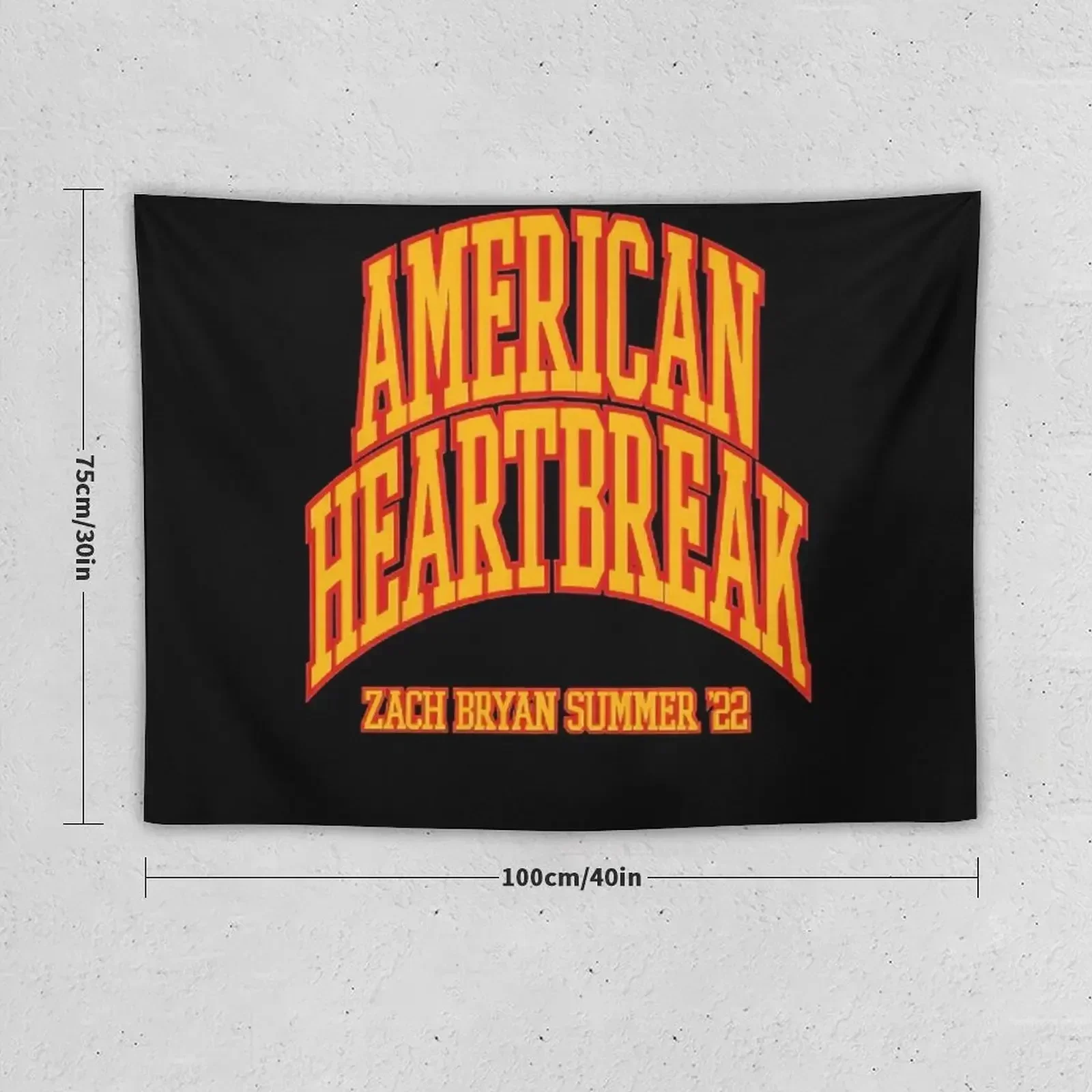 american heartbreak Tapestry Wall Mural Home Decorating Wallpaper Tapestry