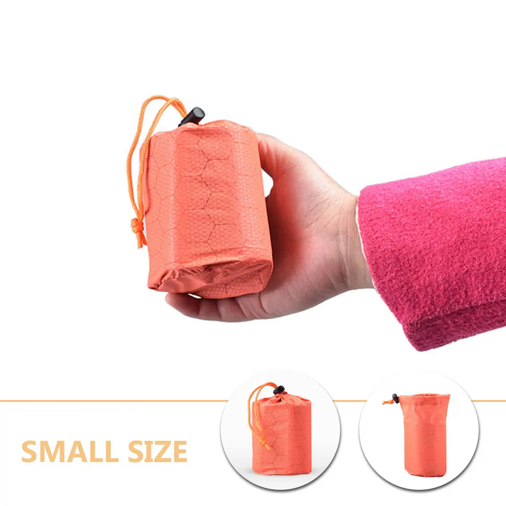 

2pcs Camping Sleeping Bag Organizer Drawstring Storage Pouch Waterproof Lightweight Portable Survival Emergency Thermal Carrier