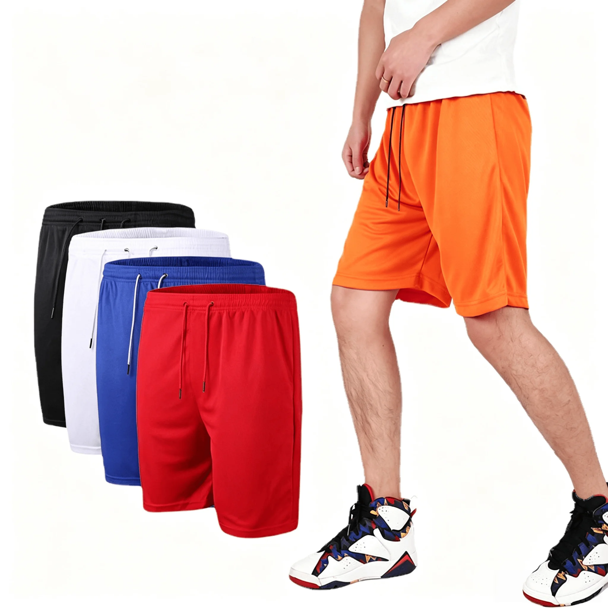 2026 NEW Summer Running Shorts Men Sports Jogging Fitness Shorts Quick Dry Mens Gym Men Shorts Mesh Gyms Shorts Men's Sweatpants