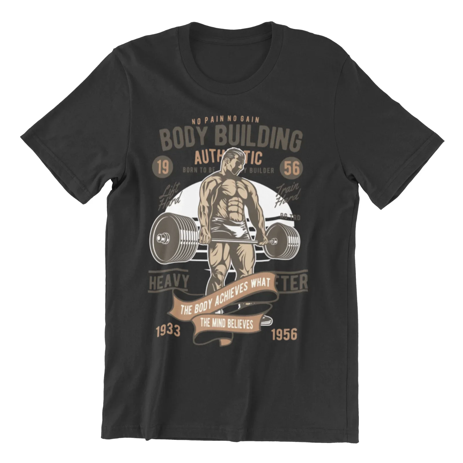 

No Pain No Gain Mens MMA Gym Bodybuilding Motivation T-Shirt. Summer Cotton O-Neck Short Sleeve Mens T Shirt New S-3XL