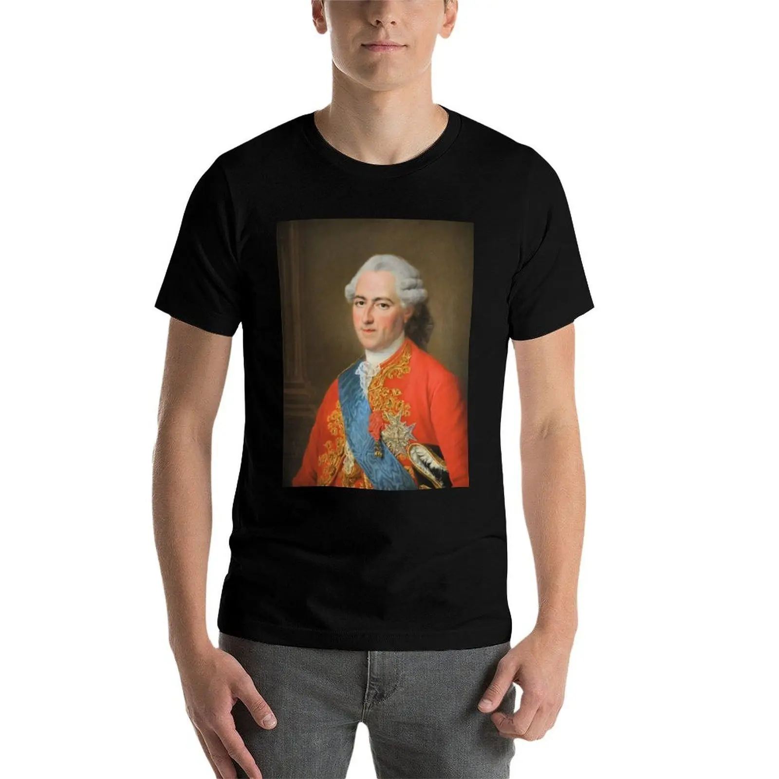 

Louis XV of France - Franois-Hubert Drouais T-Shirt man t shirt cotton high quality cotton t shirt man T-Shirt